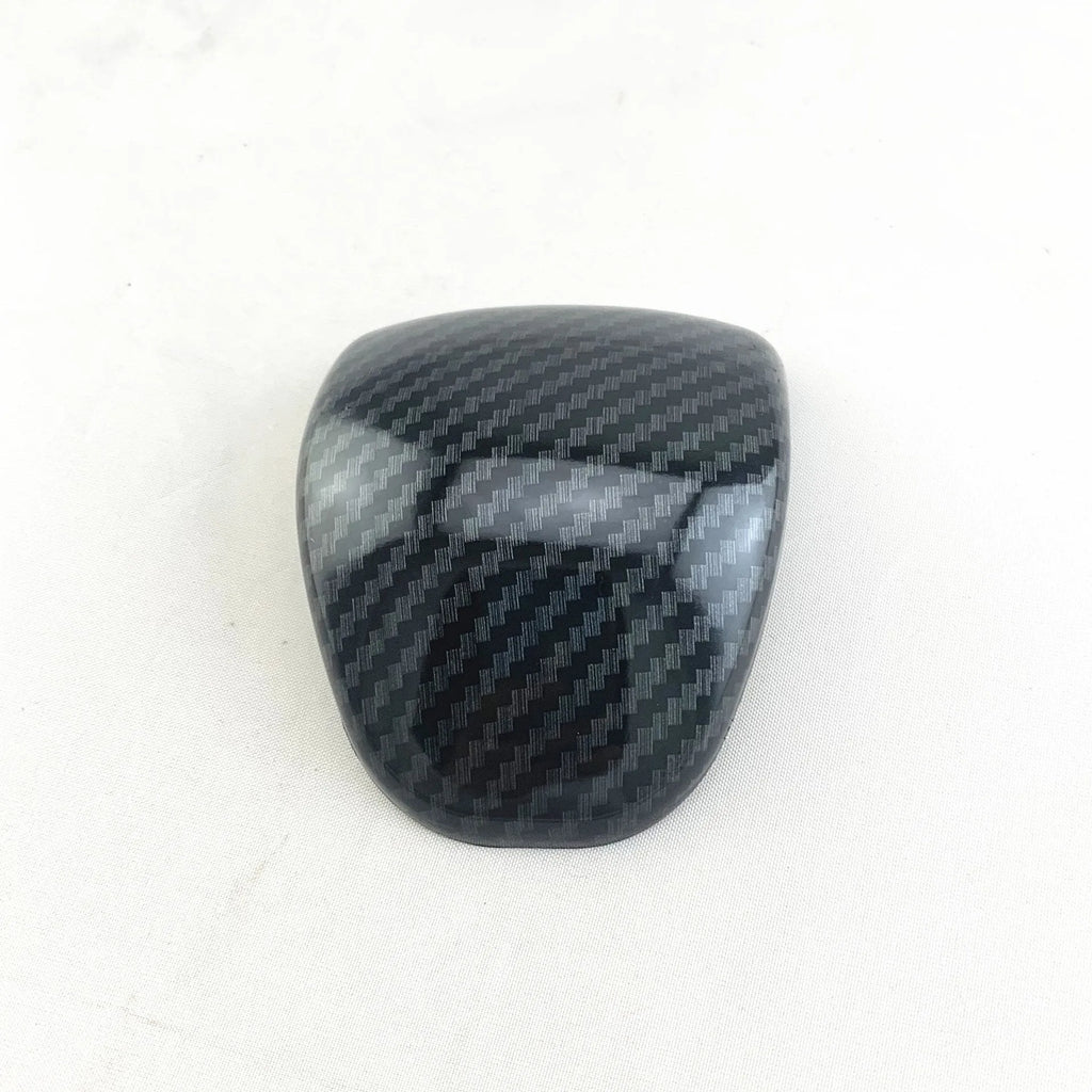 ABS plastic gear shift cover with carbon fibre pattern for car interior dashboard