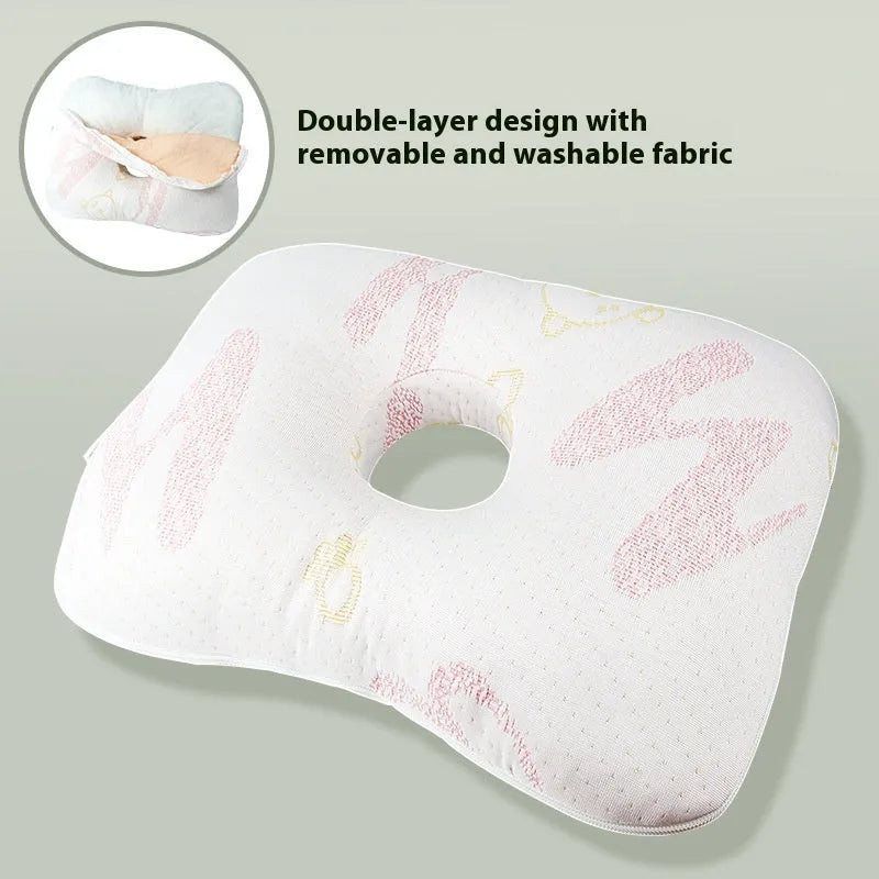 Beauty salon single hole ear pillow in New Chinese style, shown in a grey colour option.