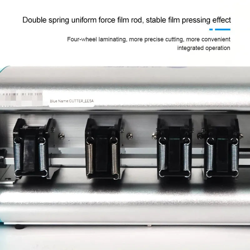 SS-890C PRO black metal film cutting machine with smart 16 inch knife head for mobile phone screen protectors