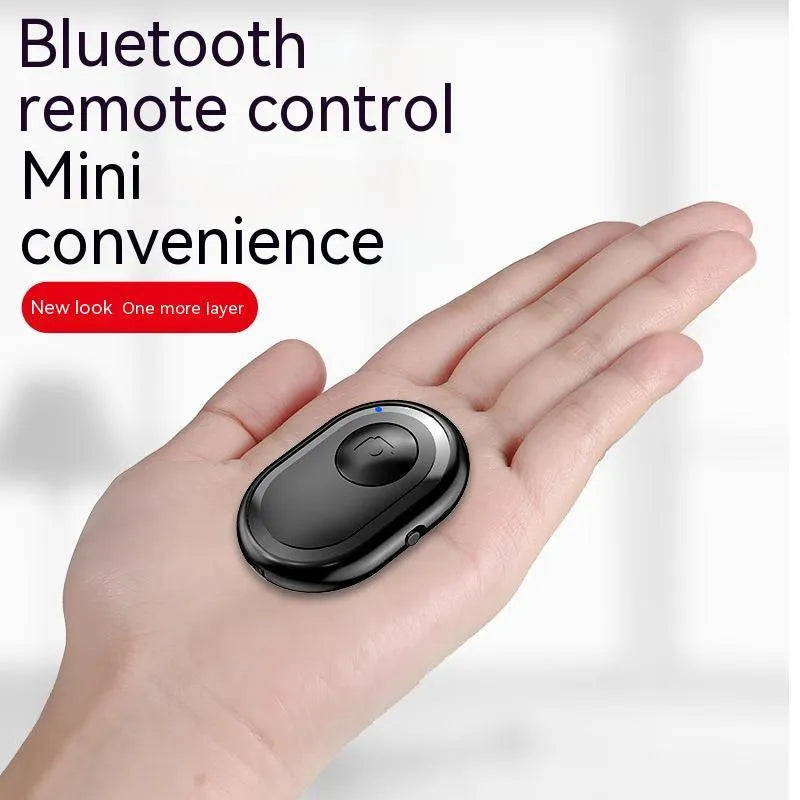 Wireless Bluetooth remote self-timer for smartphones in black, pink or purple colour options