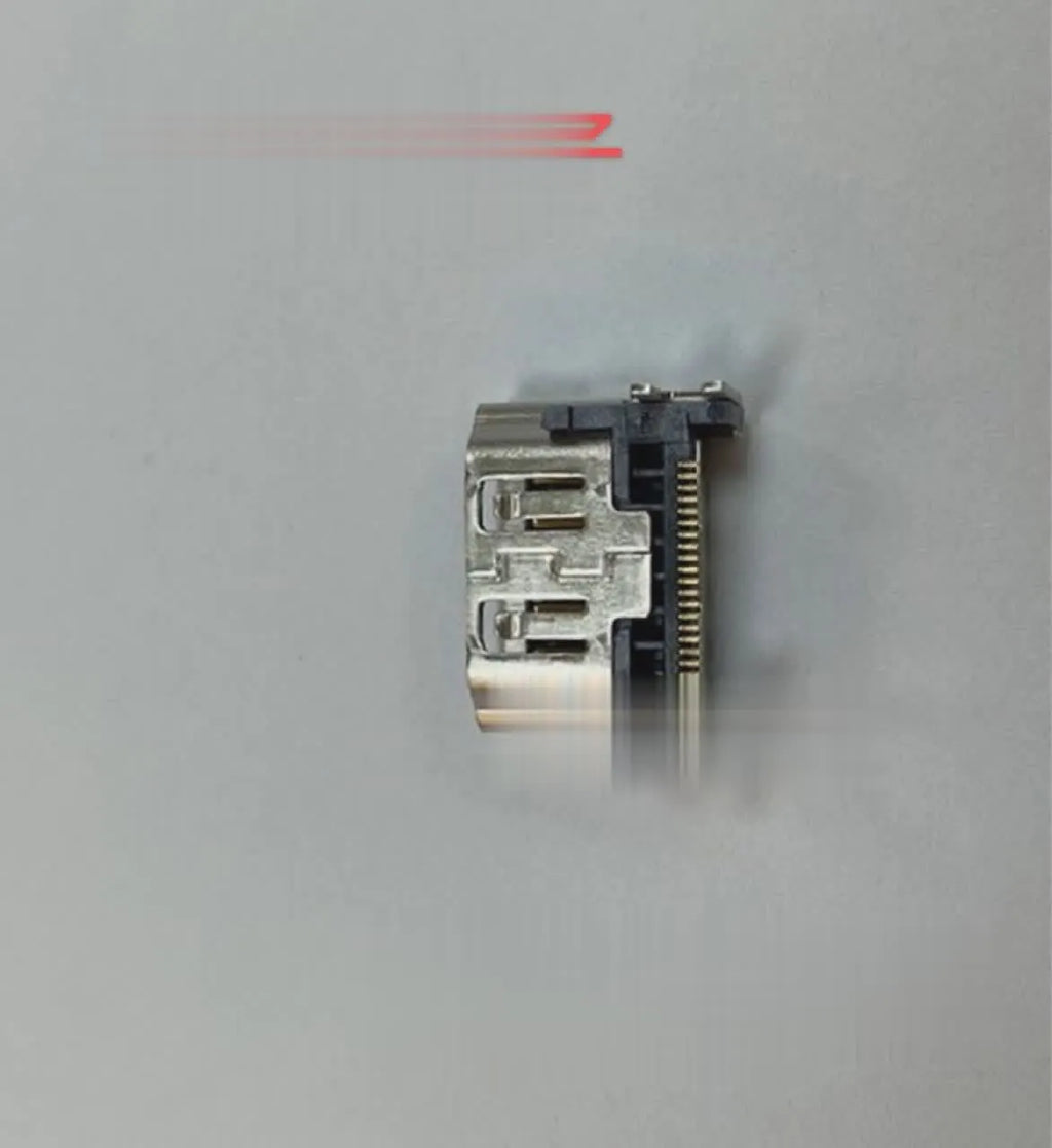 Silver HDMI host socket interface connector for game machine accessories