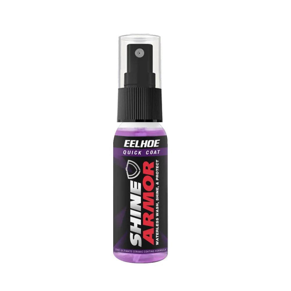 Purple automobile nano coating spray bottle for car paint maintenance