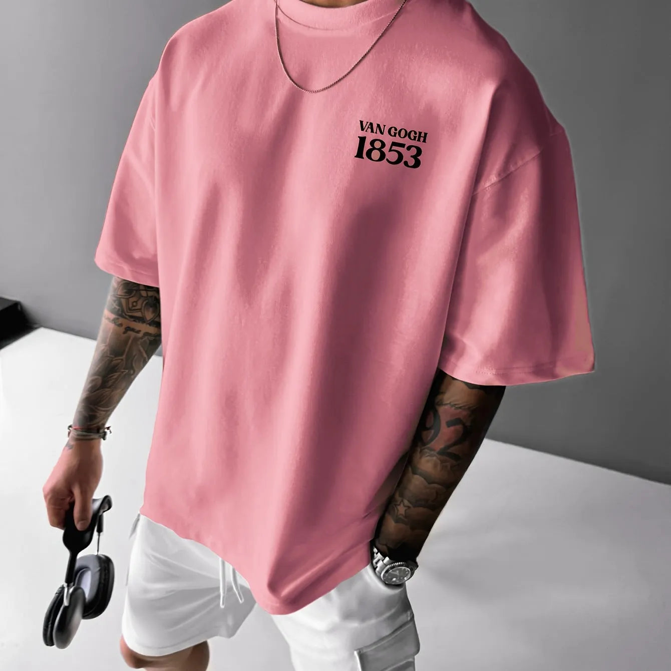 Printed round neck short sleeve cotton t-shirt with cartoon pattern in multi colour options