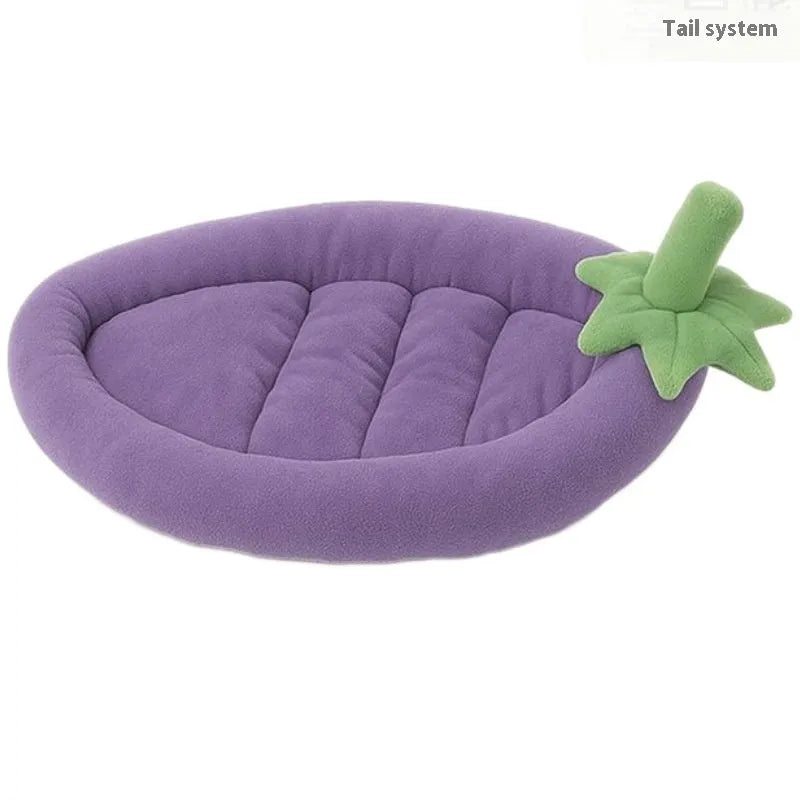 Removable washable dog mat in brown, shown in an L size of 70x45cm for dogs up to 12.5kg.