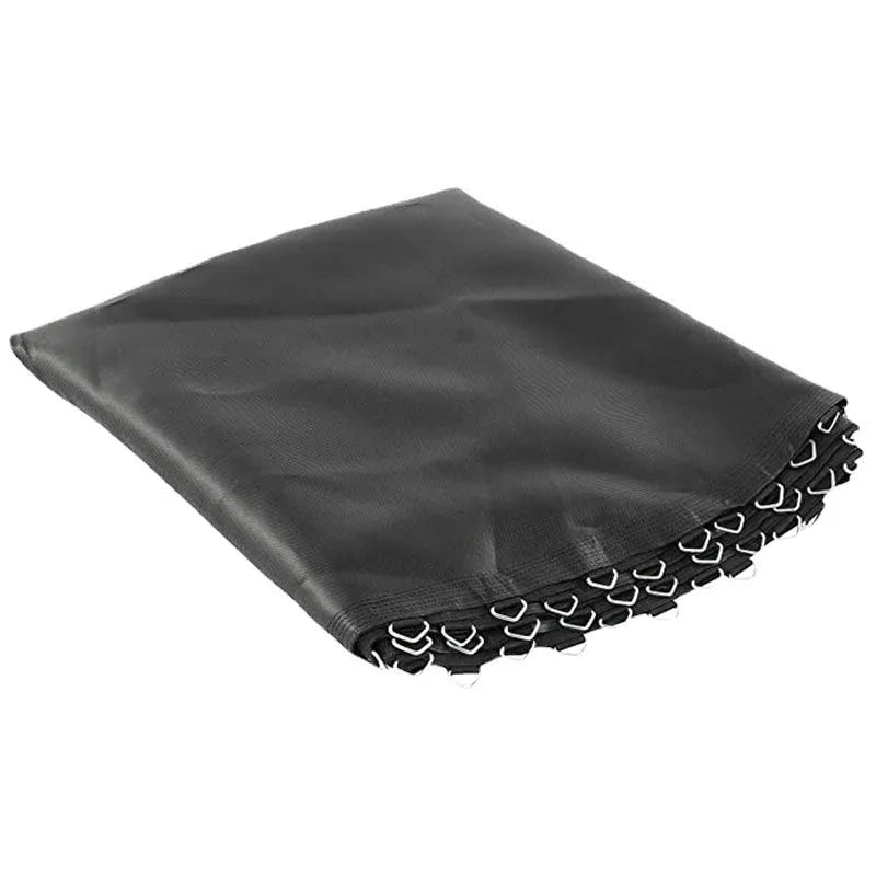 Round polypropylene trampoline elastic bungee fabric for replacement, shown in multiple size options.