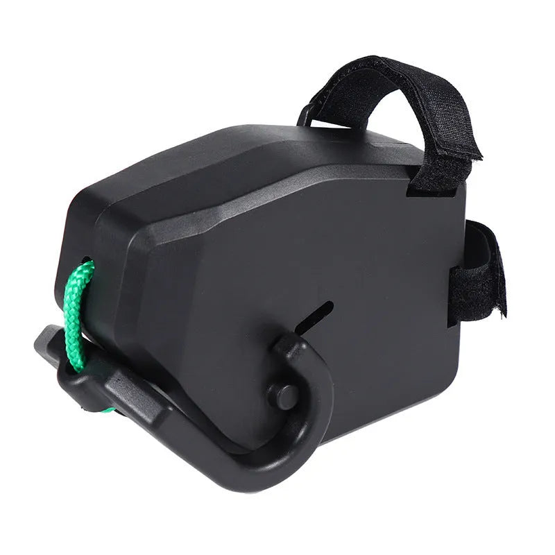 Black plastic bicycle trailer traction rope for connecting parent-child cycling trailers