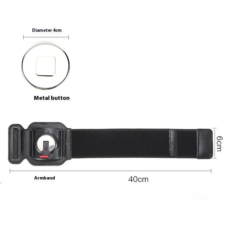 Mobile phone arm bag wrist strap holder in black and army green colours for takeaway driving and sports