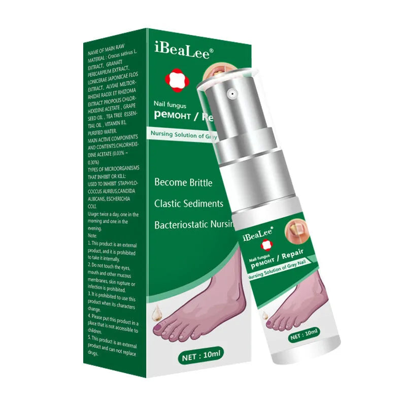 10ml bottle of Deck Antimicrobial Liquid for foot and nail care treatment.