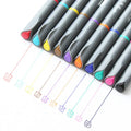 10-piece hook line technical drawing pen set with 0.38mm tips for architecture and design