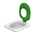 Fifth generation cat toilet trainer tray in blue colour, made from ABS plastic