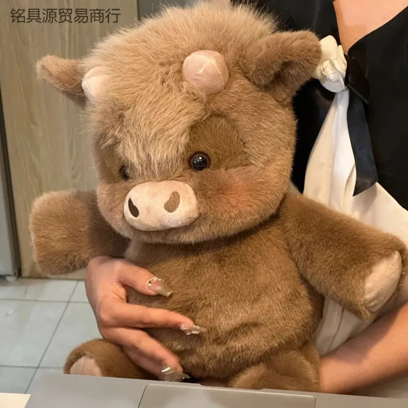 45cm soft plush teddy bear toy for children in guava dirty pink colour with huggable design