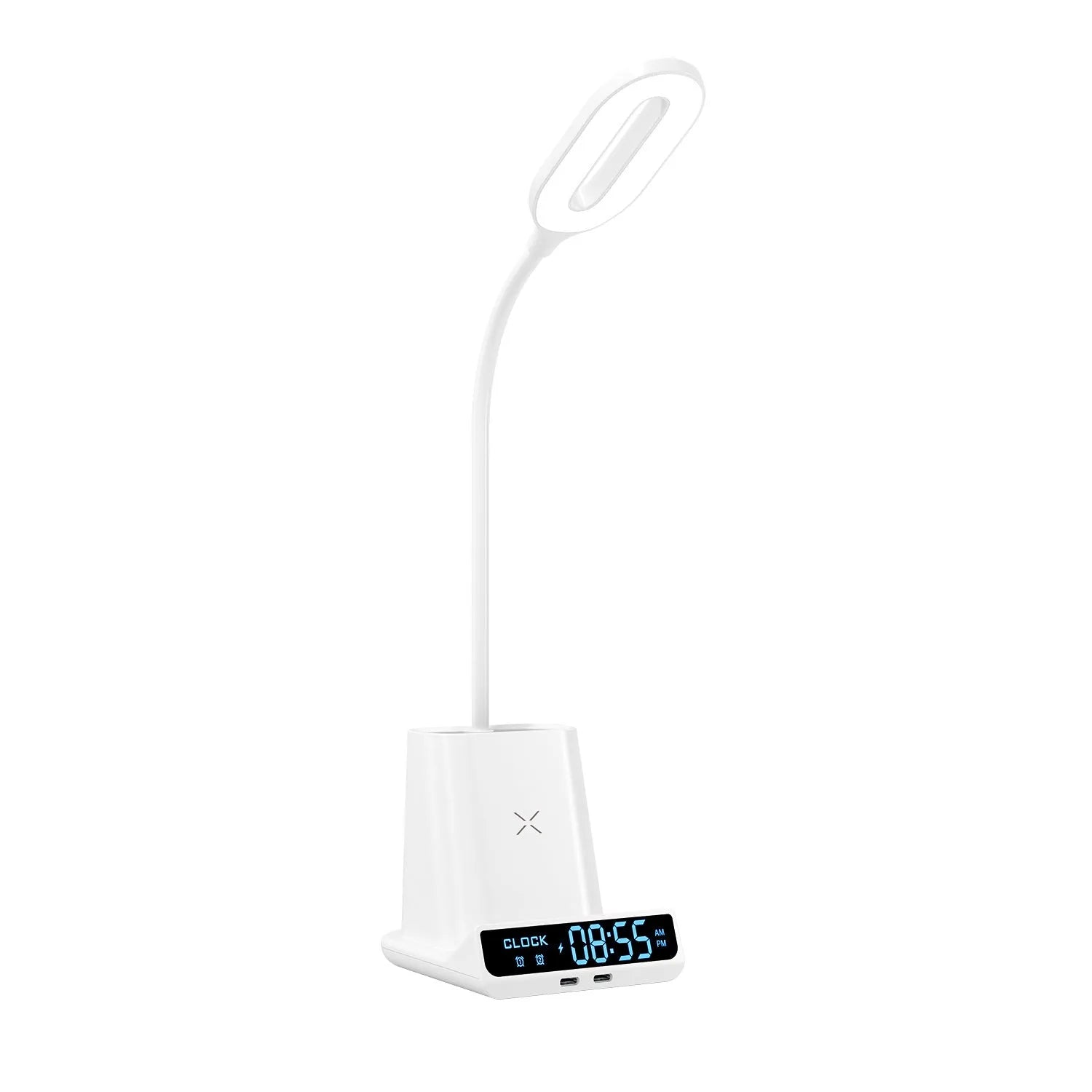 Wireless charging desk lamp with storage box in modern simplicity style