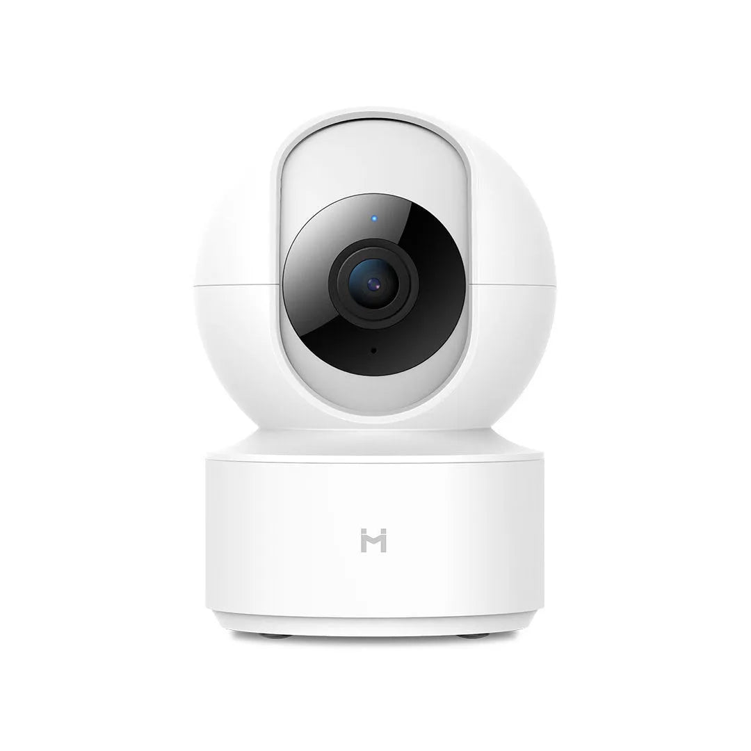 White Xiaobai smart security camera with 1080p resolution and 110-degree wide-angle lens