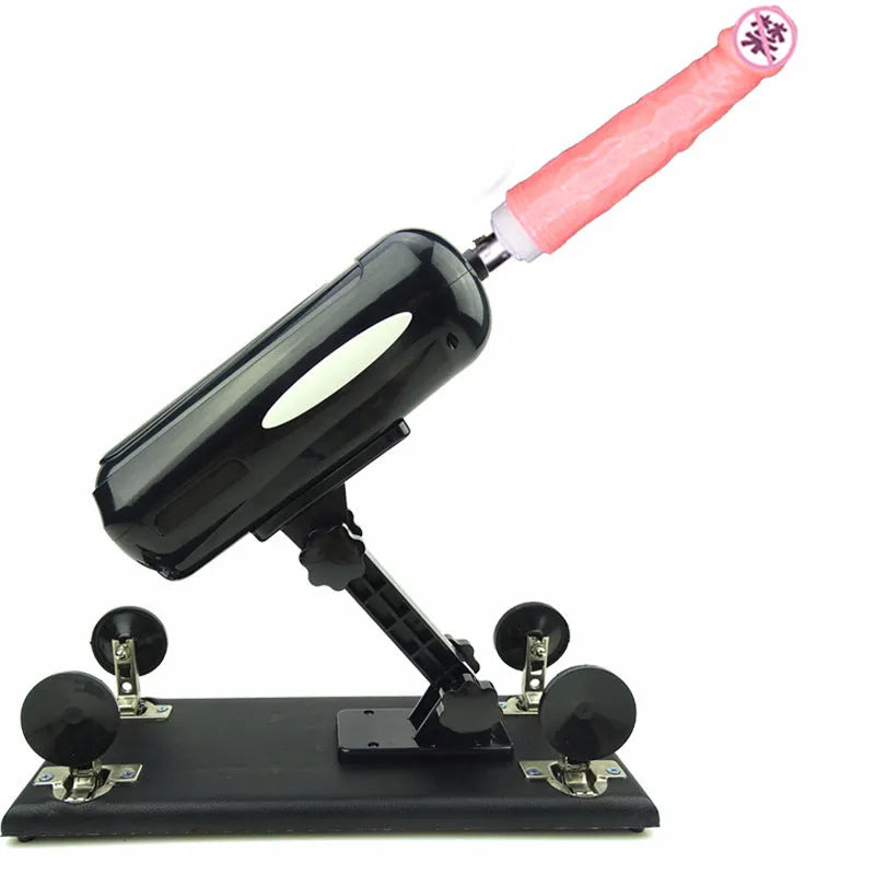 Bobb women's automatic telescopic thrusting sex tool with remote control in purple colour