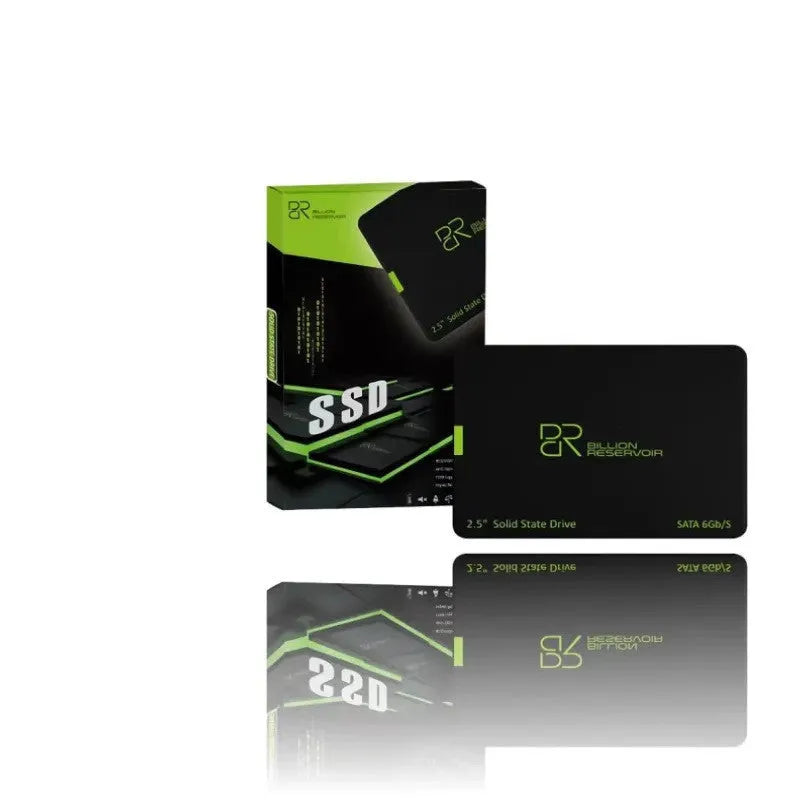 Black J11 2.5-inch SATA solid state drive for desktop computers
