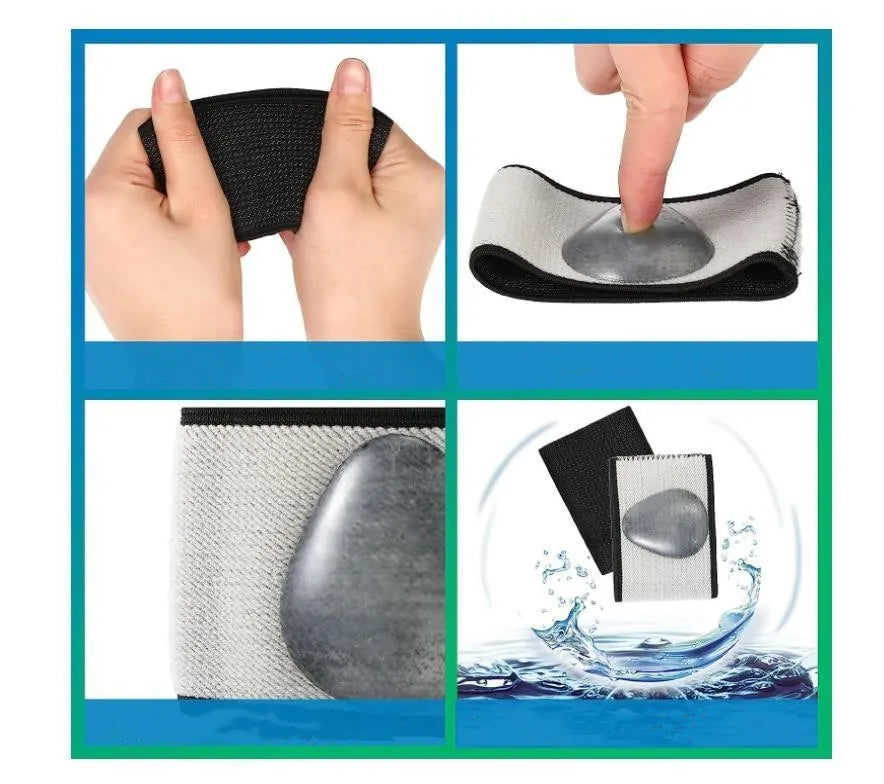 Elastic arch support foot bandage with heart pattern design for flat feet relief