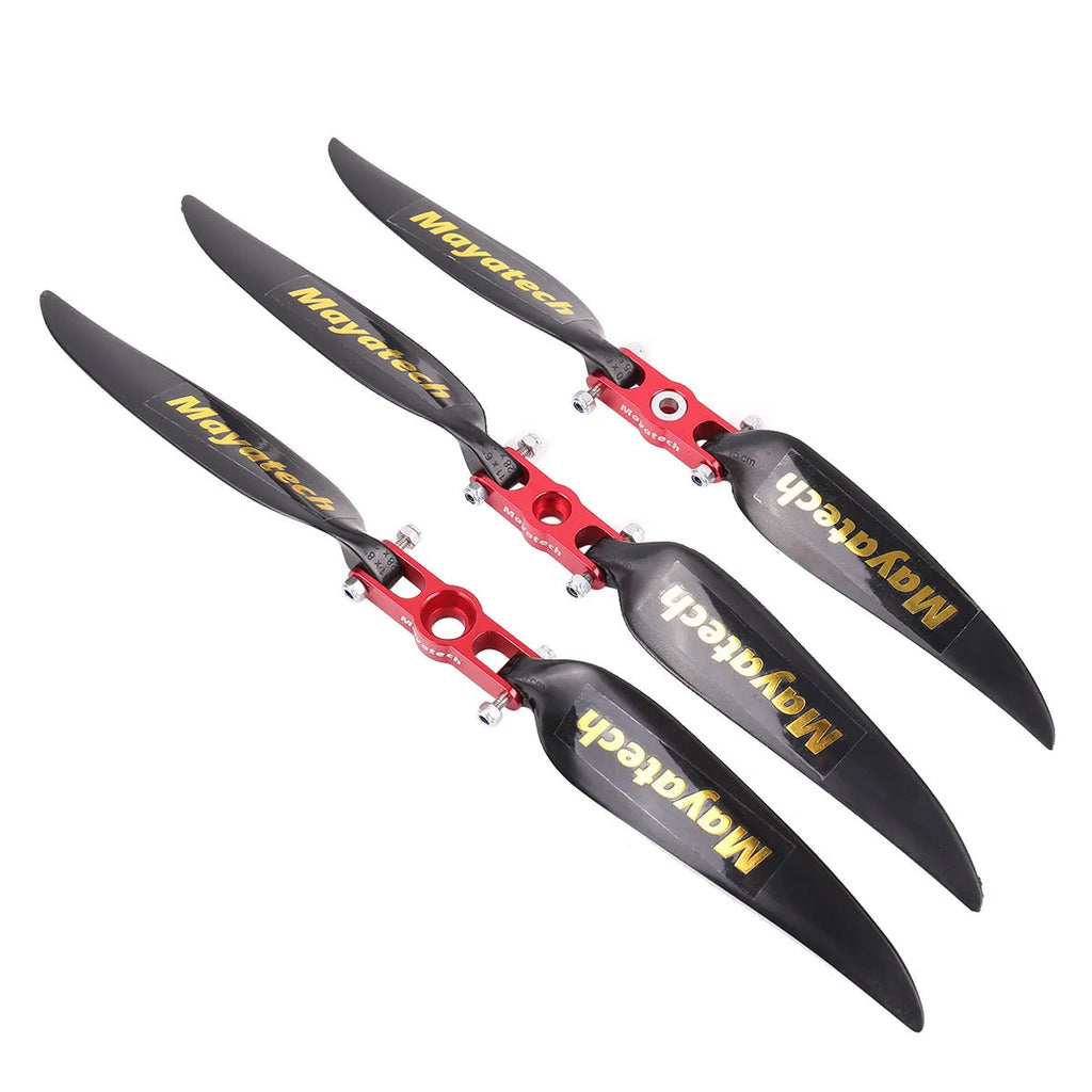 Black nylon folding kayak paddle with 12x6.5cm blade showing quick disassembly mechanism