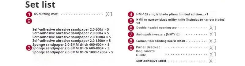 Meow Maker metal model tool featured set for DIY crafts and scale modelling
