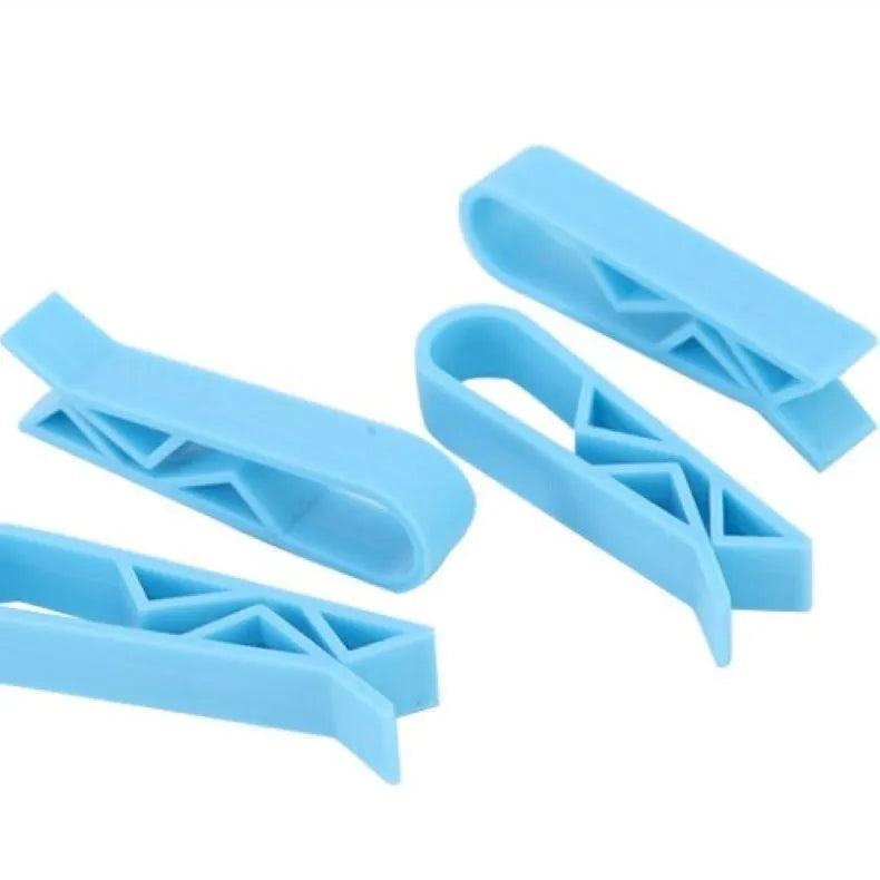 PP plastic non-slip clip for fixing bin liners to the side of a rubbish bin