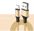 Braided data cable with Lightning interface, TPE insulation, ABS shell, available in multiple colours and lengths