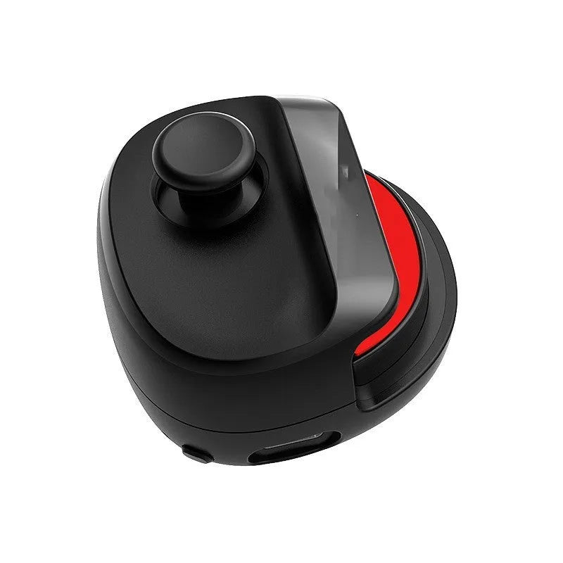 Black and white USB mobile game stick controller for Peacekeeper Elite, shown with dimensions 8.8cm x 8.8cm x 4.2cm.