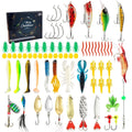 Christmas Mino Bog themed 24-piece metal fishing tackle blind box set, colour 01 style.