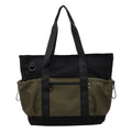 Women's lightweight oxford cloth travel bag in grey, black or green with 36-55L capacity