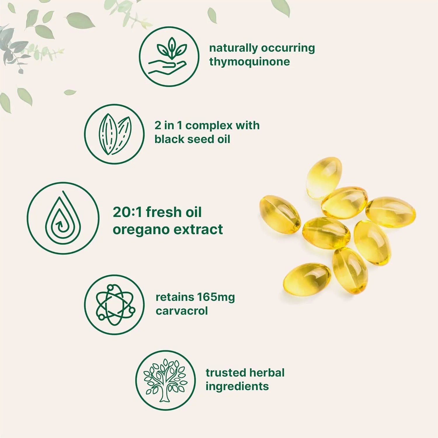 Butter Black Seed Oil soft capsules supplement in packaging