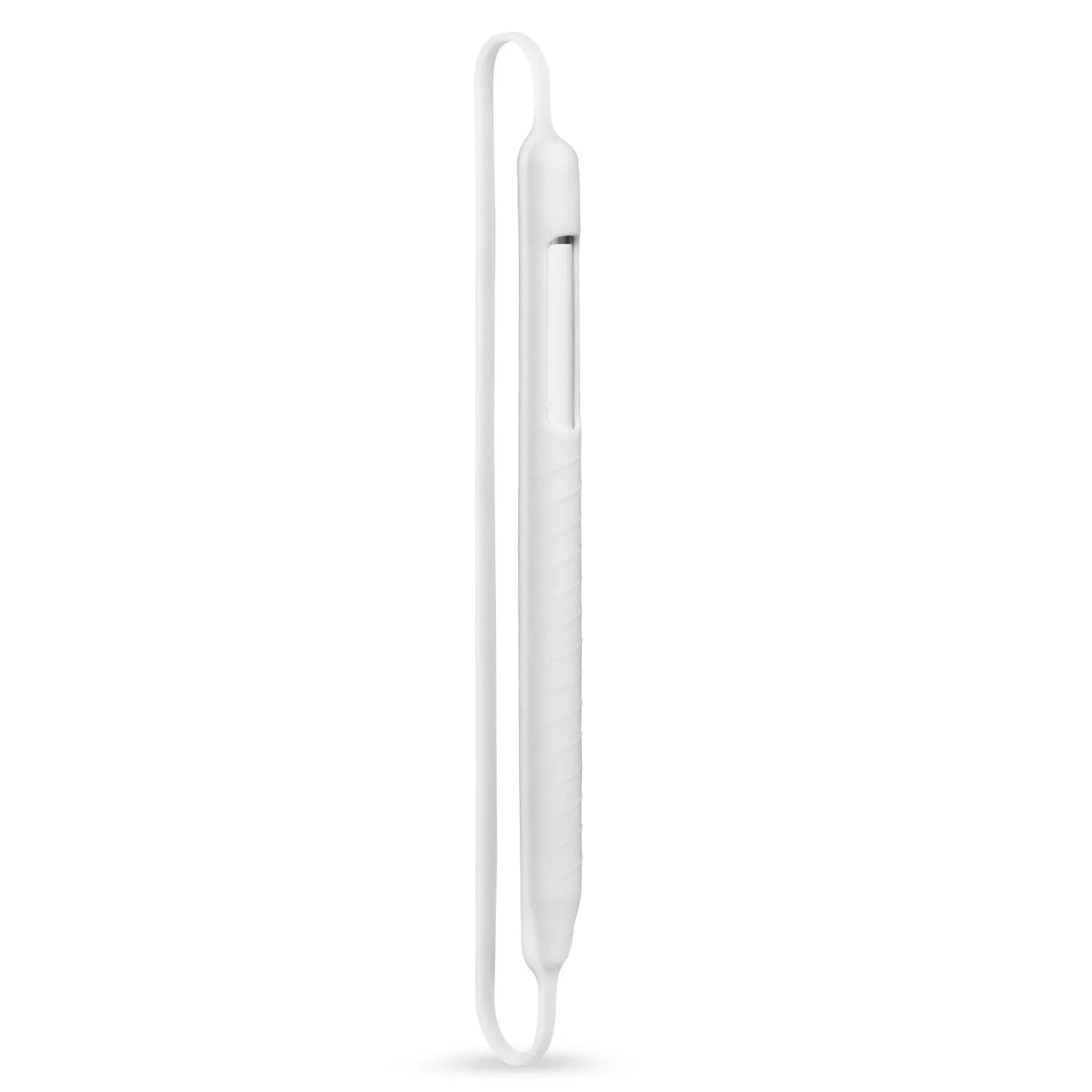 Silicone snap on pen case for Apple Pencil 1st and 2nd generation in black, gray, and white