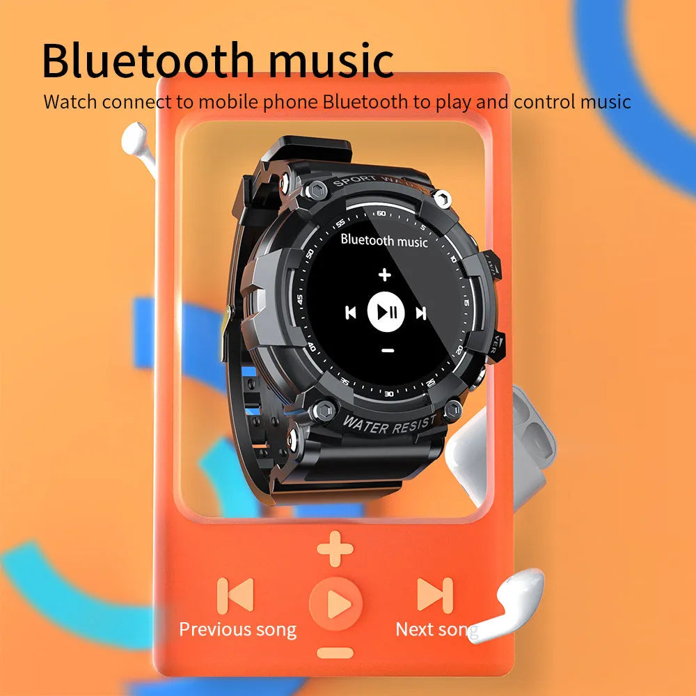 ATTACK 3 IP67 waterproof smart sports watch with round colour screen on wrist