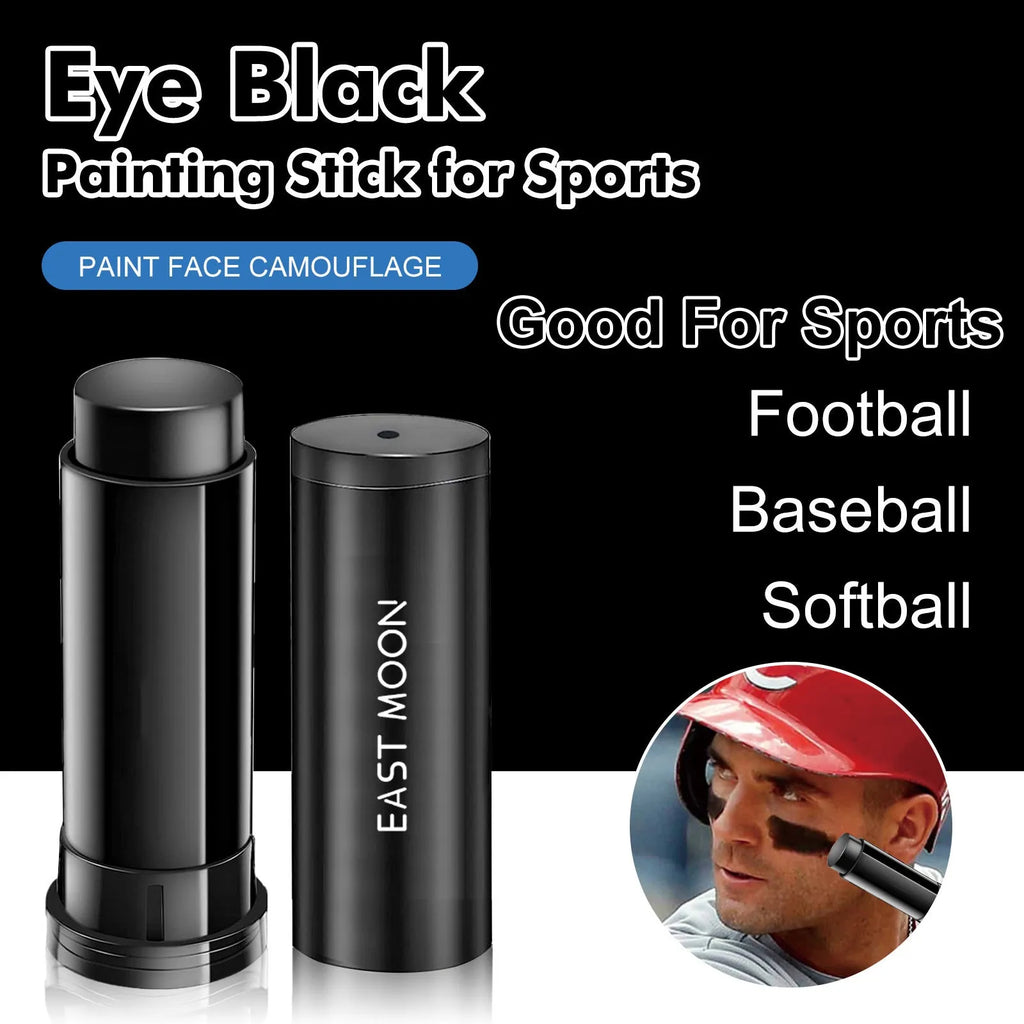 15g sports eye black paint stick in 8.6cm case for baseball and athletic use