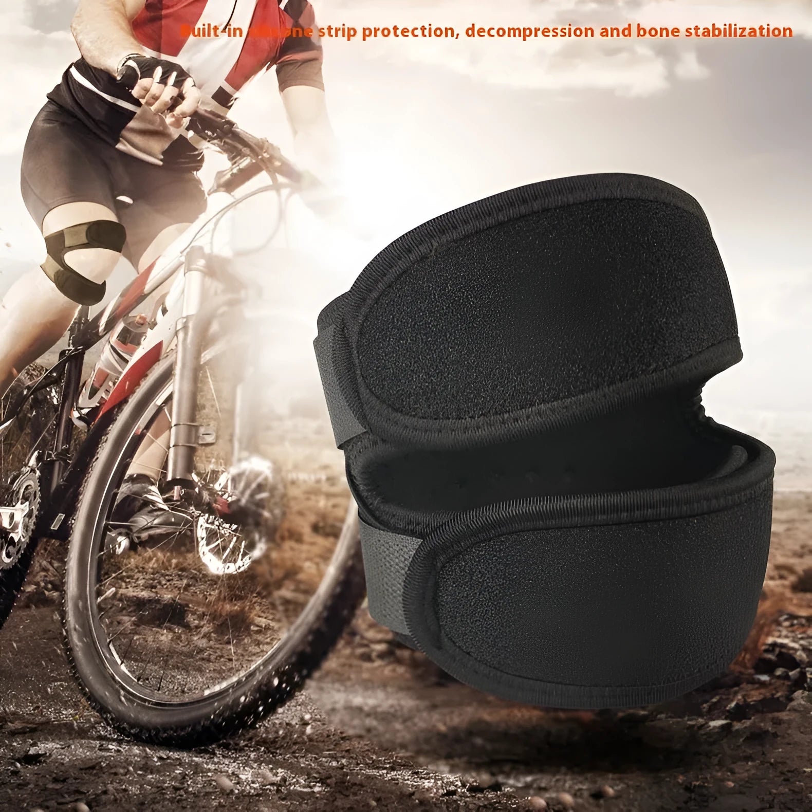 Shock absorption leggings with built-in knee protection for basketball football sports