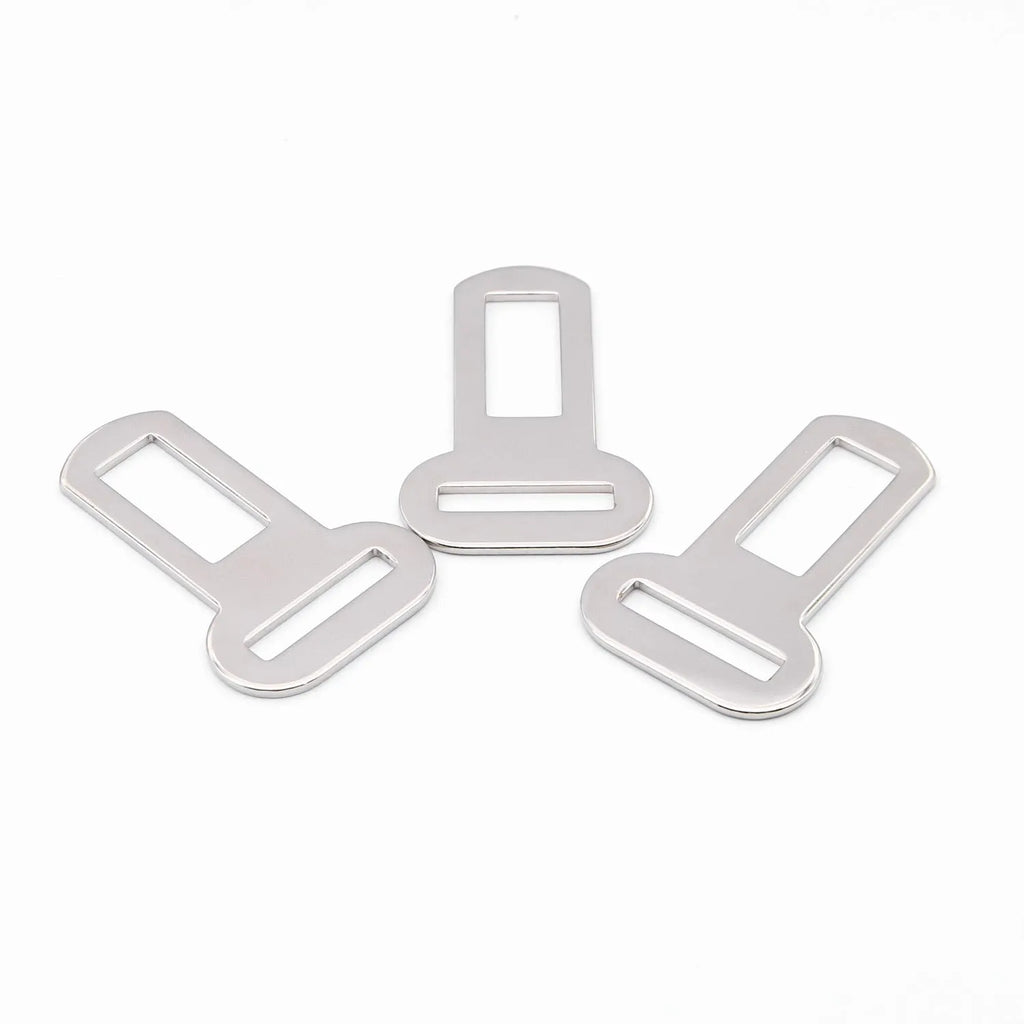 26mm stainless steel pet leash safety buckle with spring-loaded clip mechanism.