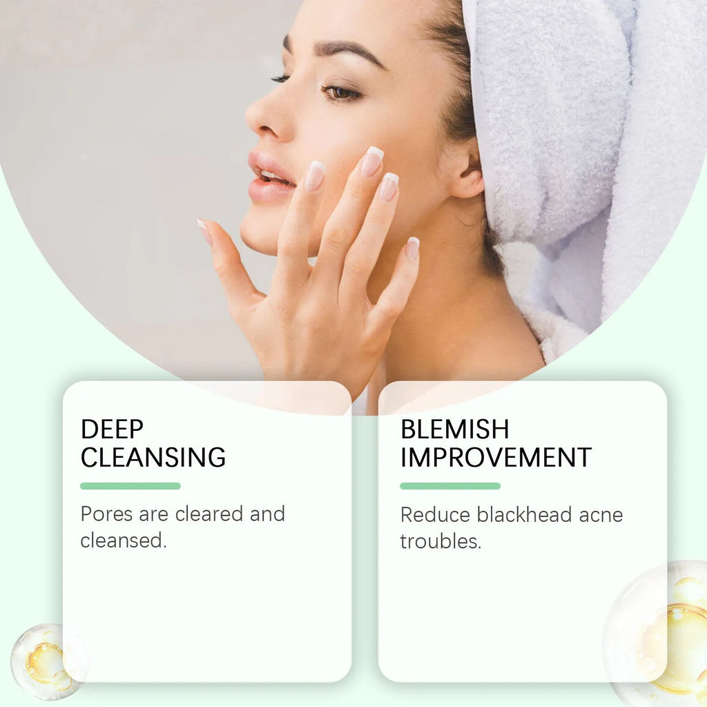 55g pore cleaning mud film for acne treatment with bentonite clay and moxa leaf extract