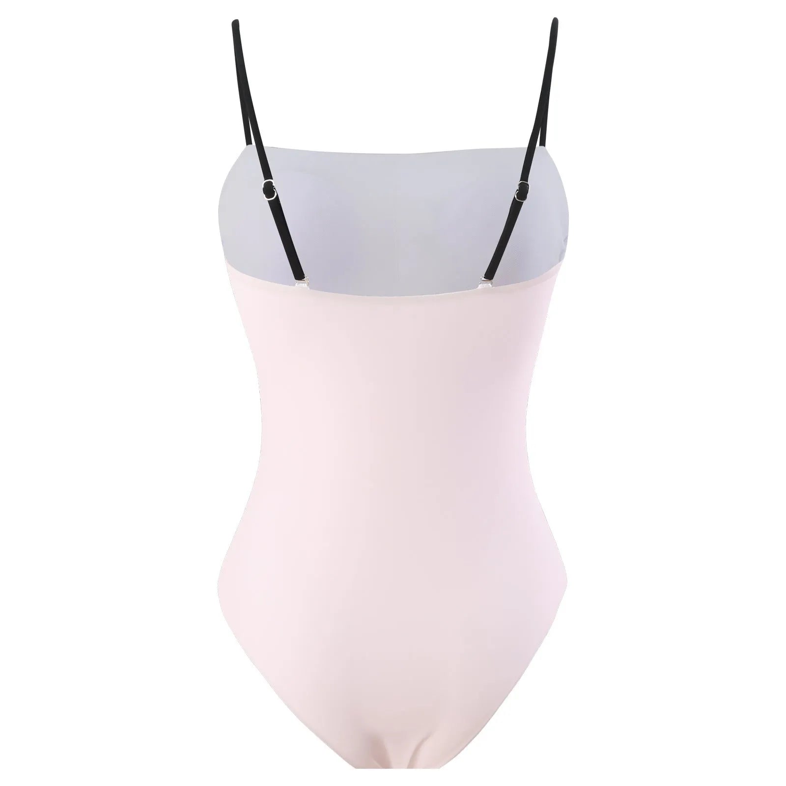 Women's patterned one-piece bikini with a matching lightweight tulle skirt.