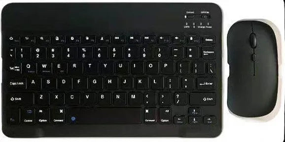 10-inch Bluetooth keyboard and mouse set in multiple colour options with compact wireless design
