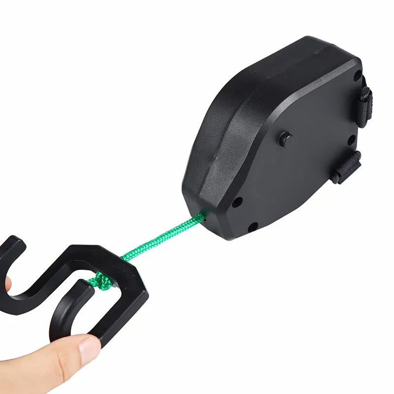 Black plastic bicycle trailer traction rope for connecting parent-child cycling trailers