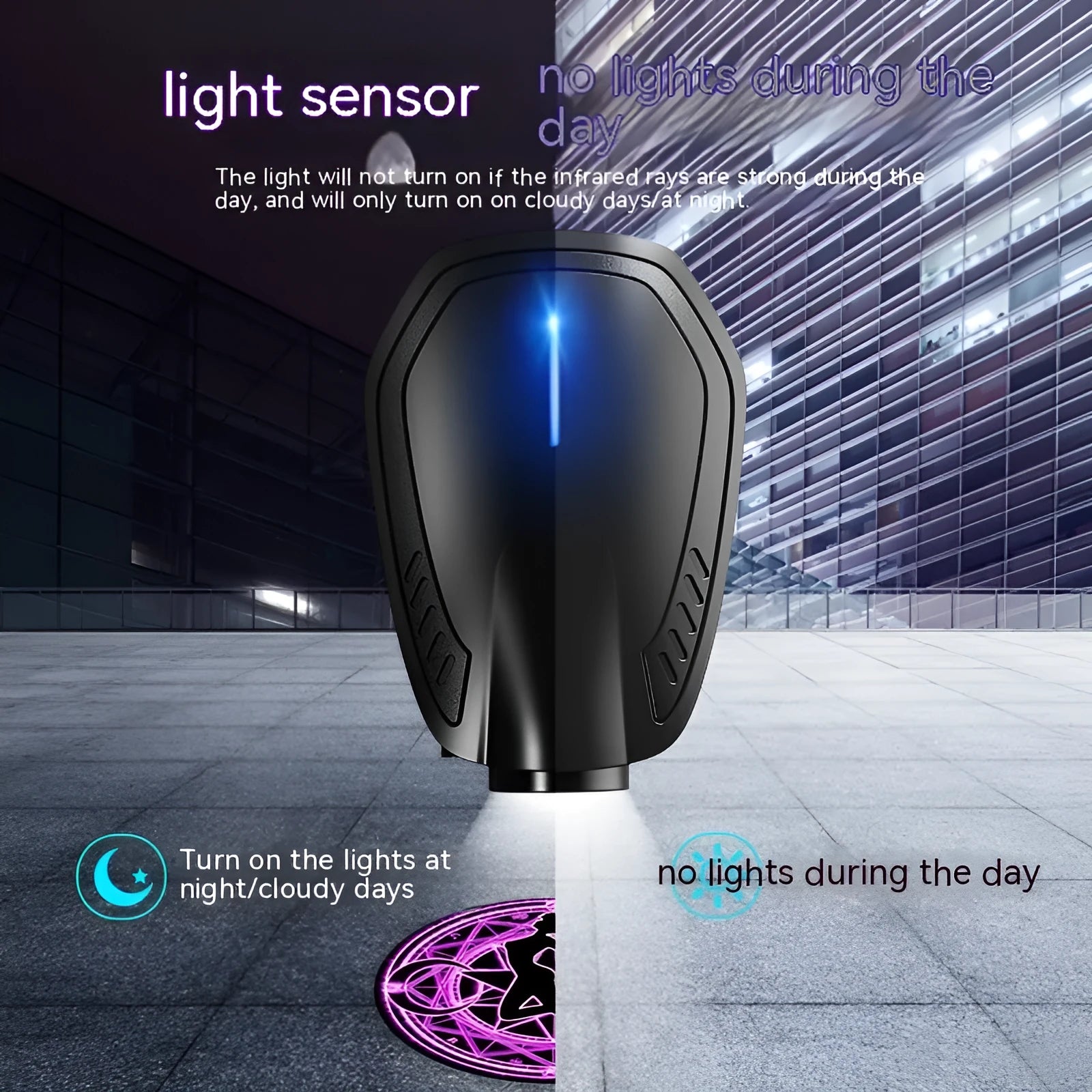 Bright black car atmosphere light laser projector with ABS construction for 5V automotive installation