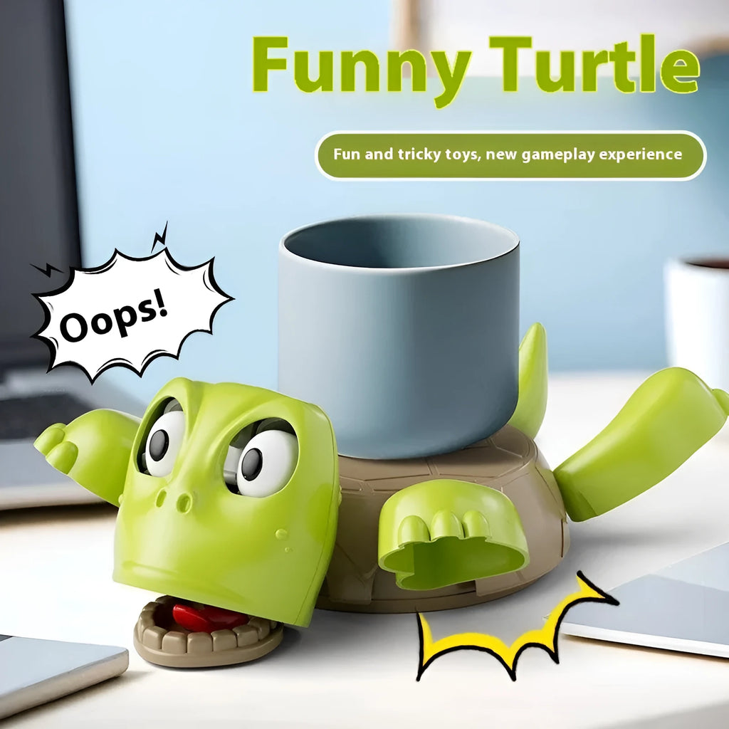 ABS turtle coaster in light green with heat insulation protection for furniture