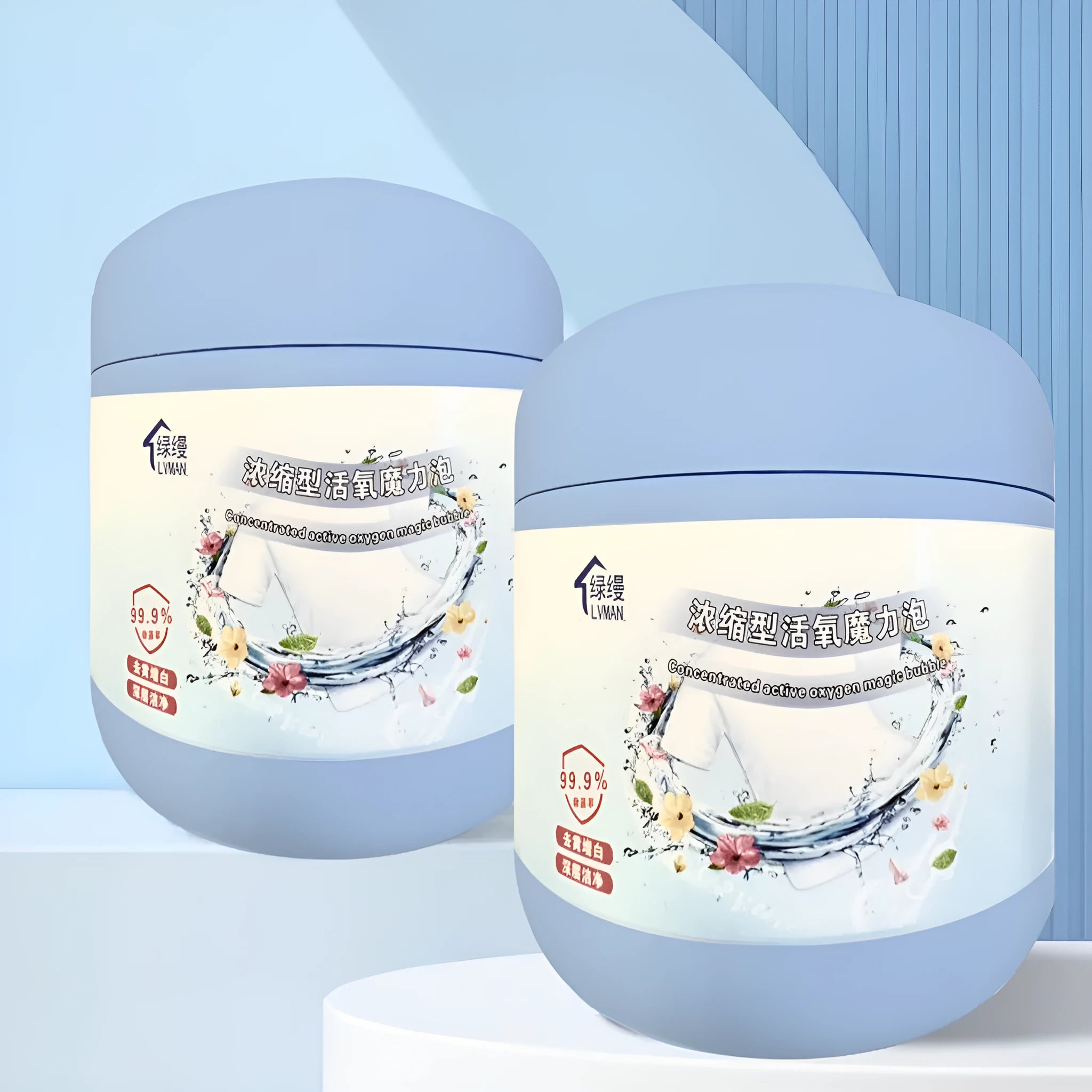 Bottle of Strong Decontamination Salt Active Oxygen Bleaching Powder, 400g.