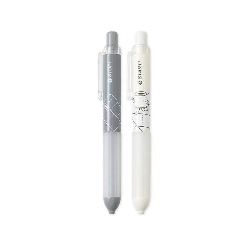 Activity brand black and white 0.5mm mechanical pencils with cloud grip, 2-pack.