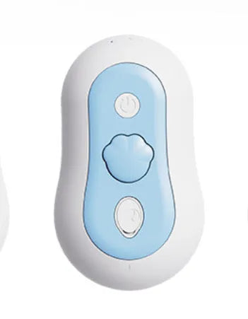 Rechargeable cat grooming massage comb with silicone teeth in four colour options
