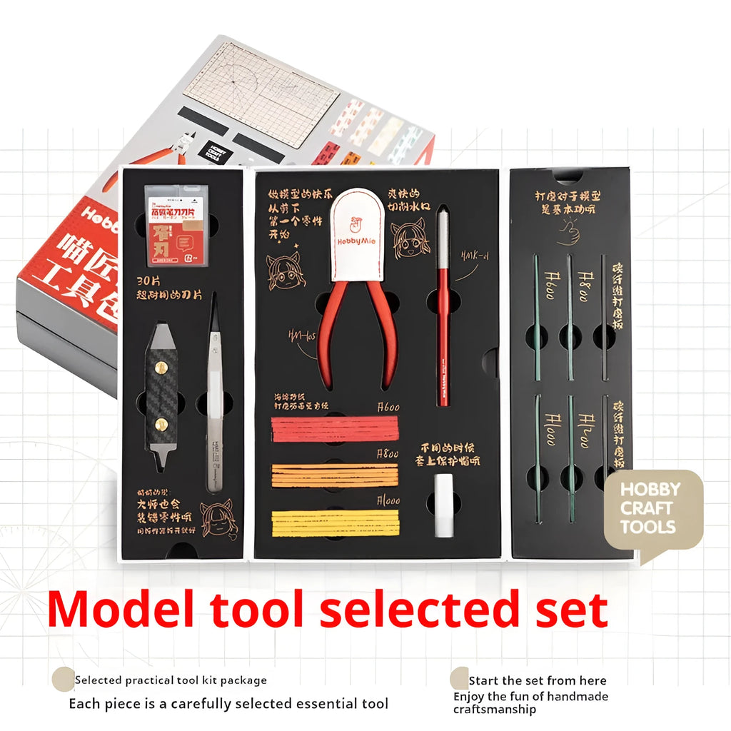 Meow Maker metal model tool featured set for DIY crafts and scale modelling