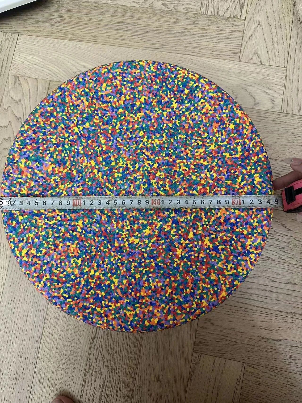 Plastic surf balance board for children with wood grain design in mixed colours