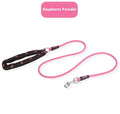 150cm polyester dog leash in pink green purple raspberry powder colours for small medium large dogs