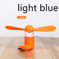 Mobile mini fan for phone cooling, 15g, micro USB, available in 6 colours