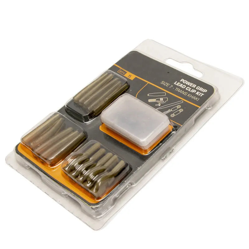European carp fishing 30-piece accessory card with anti-winding pipes, threaded hoses, rotation connectors and screws
