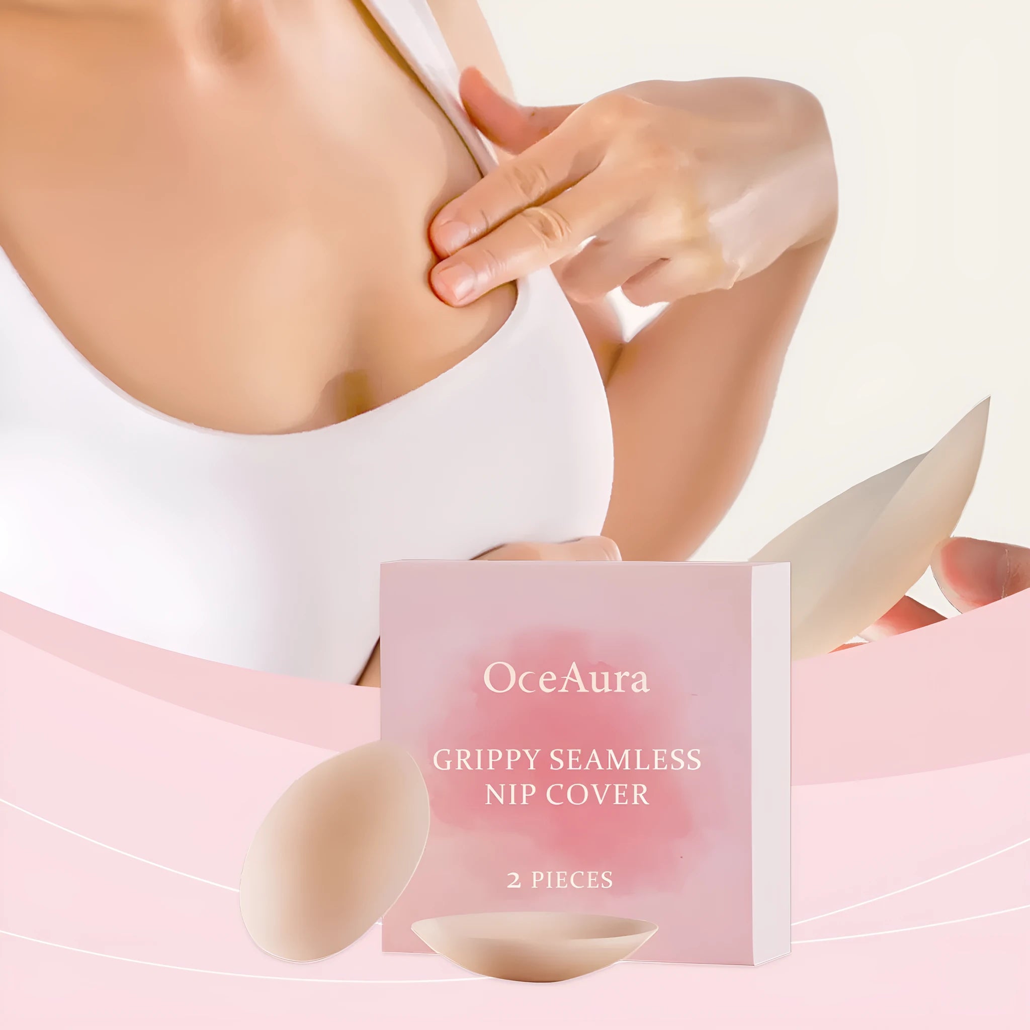 Transparent hydrogel chest patches for nursing mothers with medical-grade adhesive