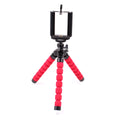 Flexible sponge octopus tripod stand holder gripping smartphone with bendable arms