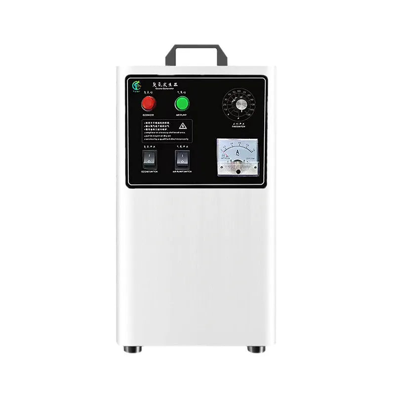 Fruit and vegetable ozone generator machine in stainless steel or white casing with 20g/h output